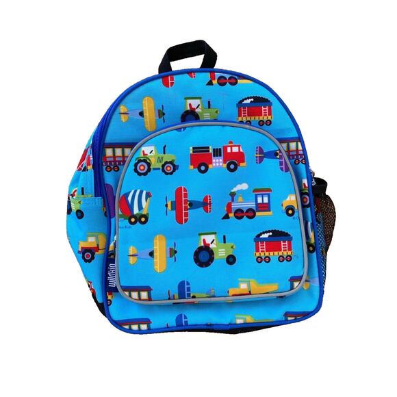 Wildkin Toddler Boy Backpack Transportation Blue - Picture 1 of 3